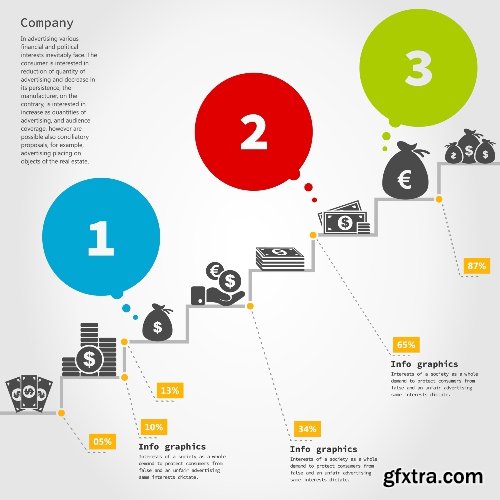 100 Premium Infographics V2 from Ingimage