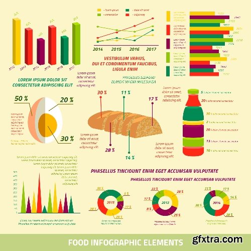 100 Premium Infographics V2 from Ingimage