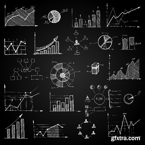 100 Premium Infographics V2 from Ingimage