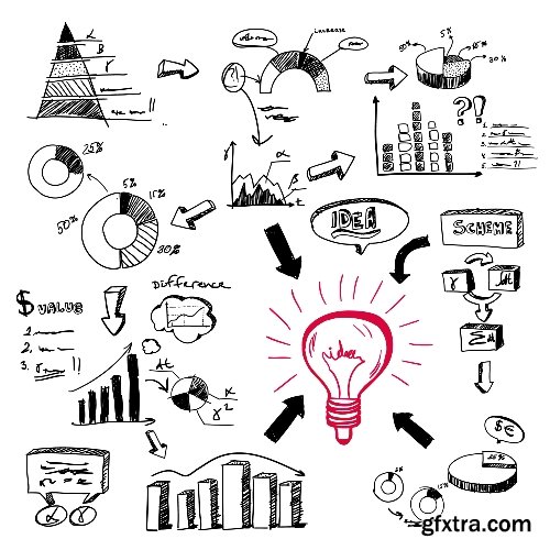 100 Premium Infographics V2 from Ingimage