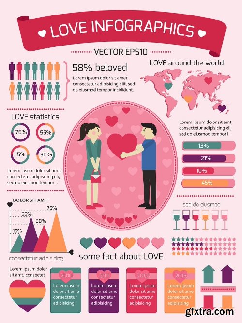 100 Premium Infographics V2 from Ingimage