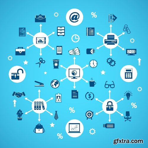 100 Premium Infographics V2 from Ingimage