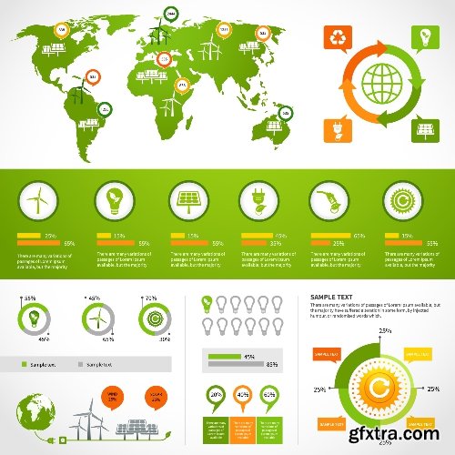 100 Premium Infographics V2 from Ingimage