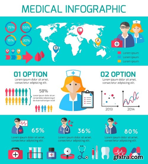 100 Premium Infographics V2 from Ingimage