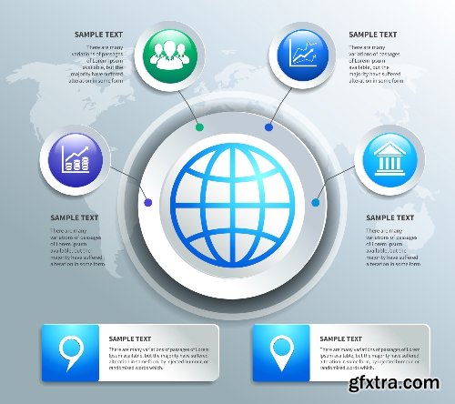 100 Premium Infographics V2 from Ingimage