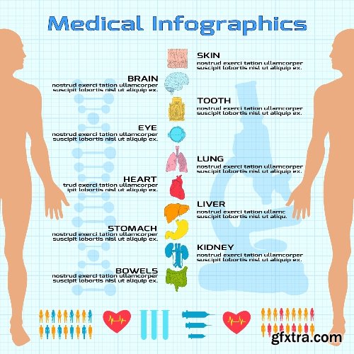 100 Premium Infographics V2 from Ingimage