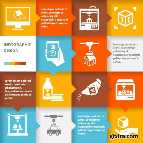 100 Premium Infographics V2 from Ingimage