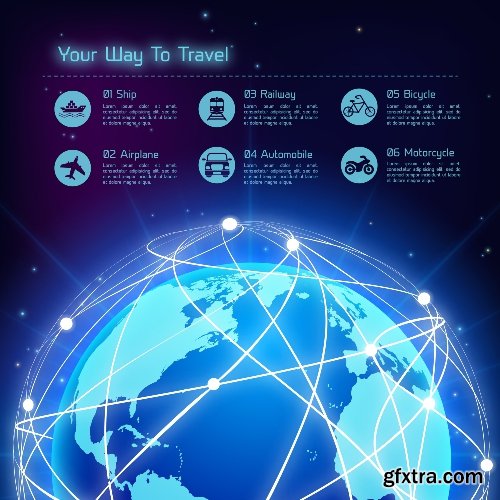 100 Premium Infographics V2 from Ingimage