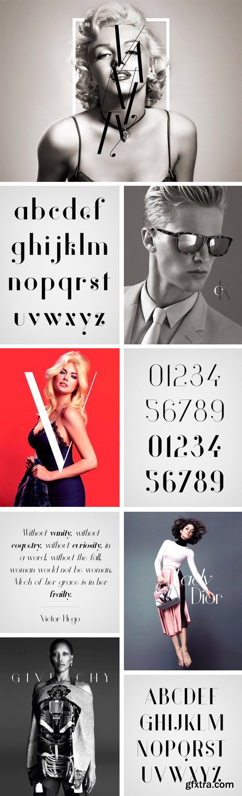 Vanity Font Family - 12 Fonts
