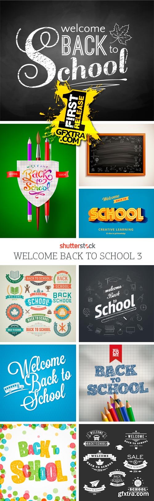 Amazing SS - Welcome Back to School 3, 25xEPS Amazing SS - Welcome Back to School 3, 25xEPS