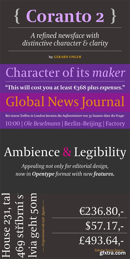 Coranto 2 Font Family - 7 Fonts $385 Coranto 2 Font Family - 7 Fonts $385