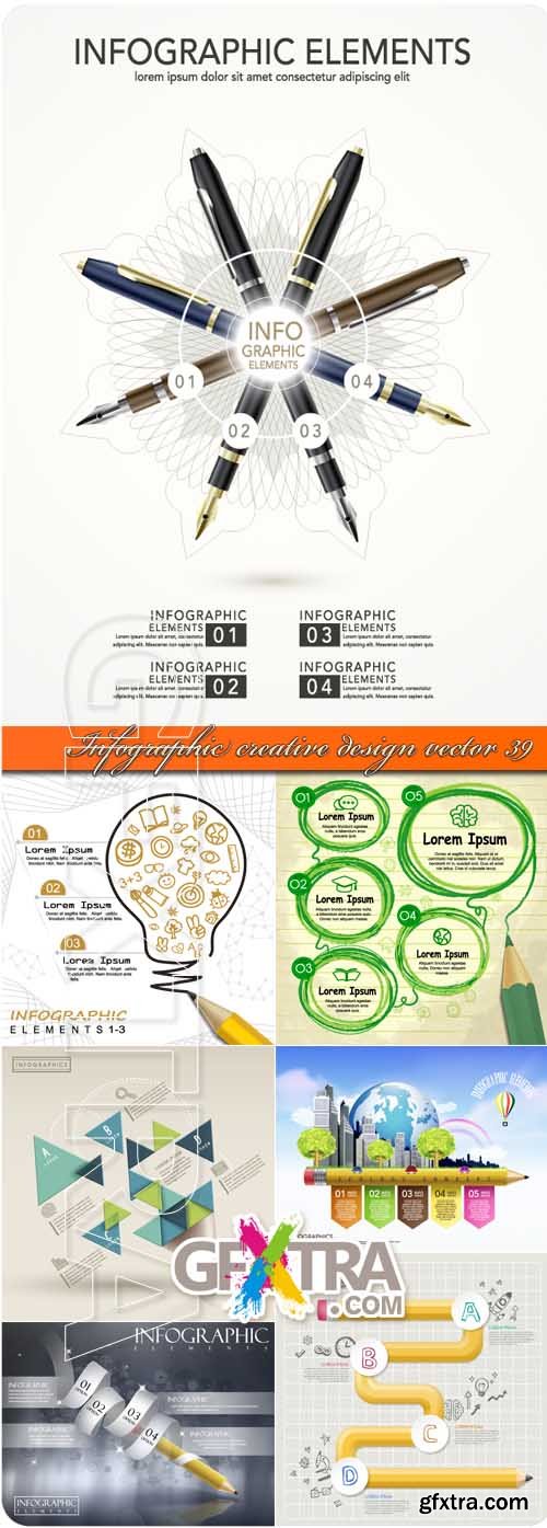 Infographic creative design vector 39