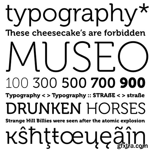 Museo Font Family - 27 Font $445