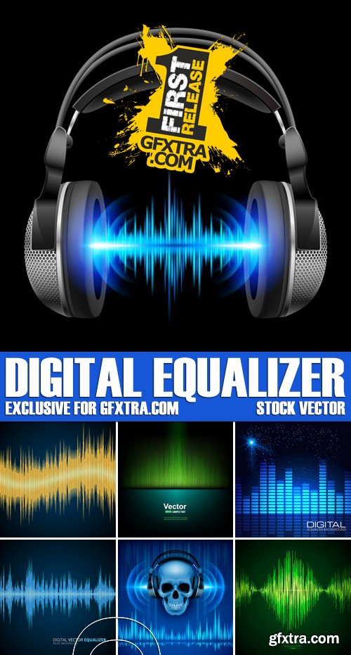 Stock Vectors - Digital equalizer, 25xEPS Stock Vectors - Digital equalizer, 25xEPS
