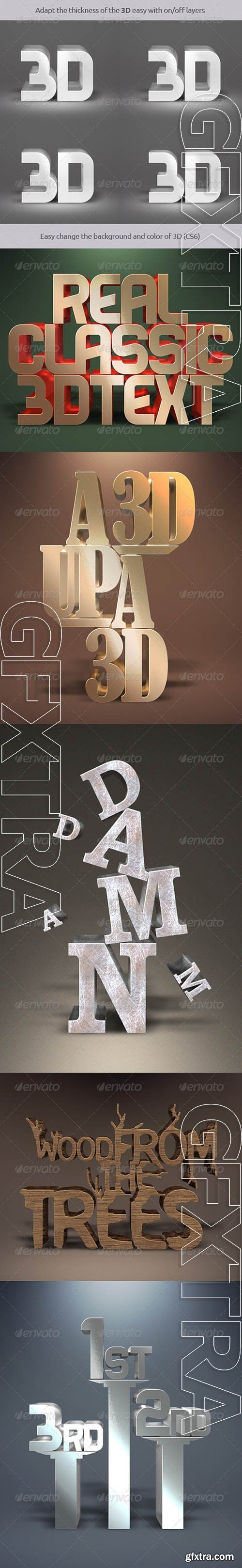 Real 3D Text Mockups - GraphicRiver 8553107