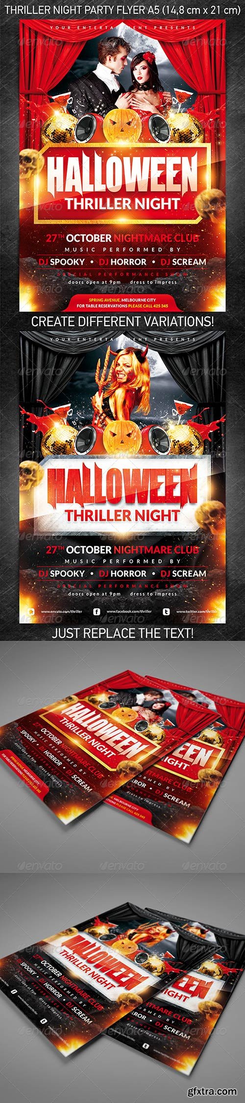 Halloween Thriller Night Party Flyer 3160770