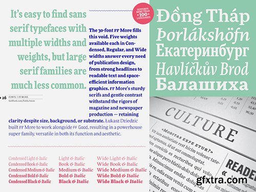 FF More Font Family 30xOTF
