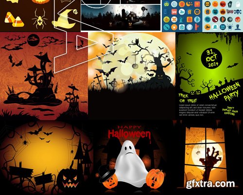 Stock Vectors - Halloween 2, 25xEPS Stock Vectors - Halloween 2, 25xEPS