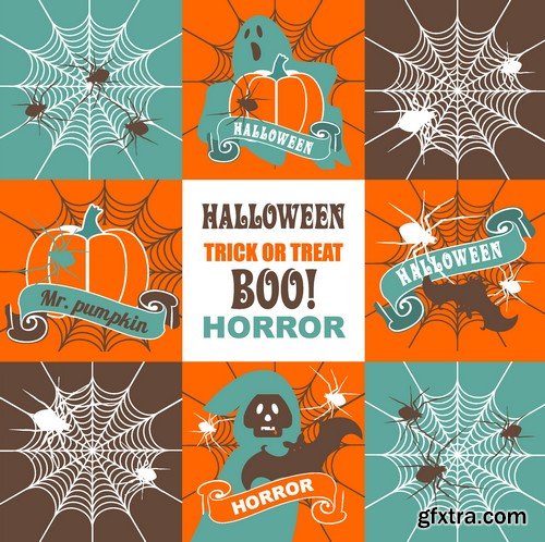 Stock Vectors - Halloween 2, 25xEPS