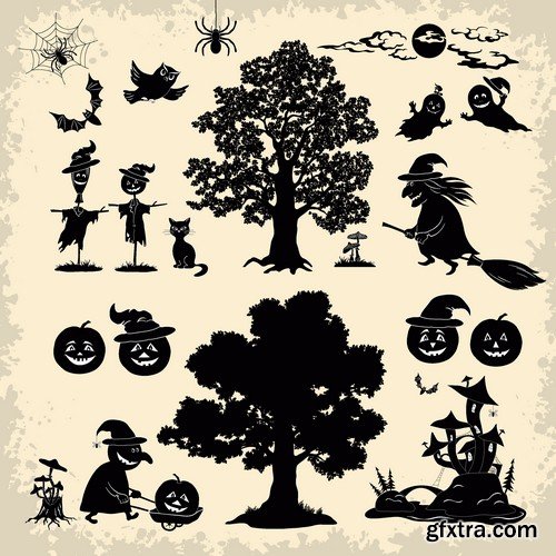 Stock Vectors - Halloween 2, 25xEPS