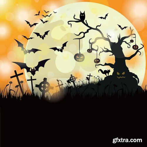 Stock Vectors - Halloween 2, 25xEPS