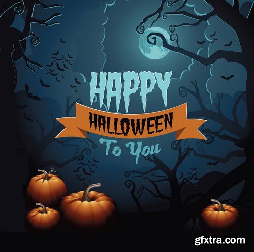 Stock Vectors - Halloween 2, 25xEPS