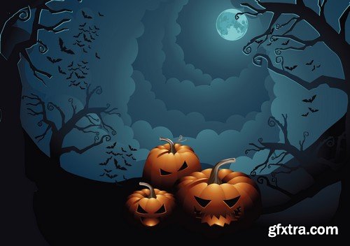 Stock Vectors - Halloween 2, 25xEPS