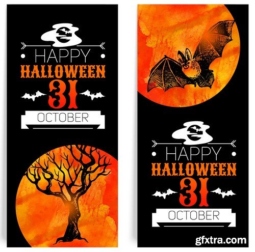 Stock Vectors - Halloween 2, 25xEPS