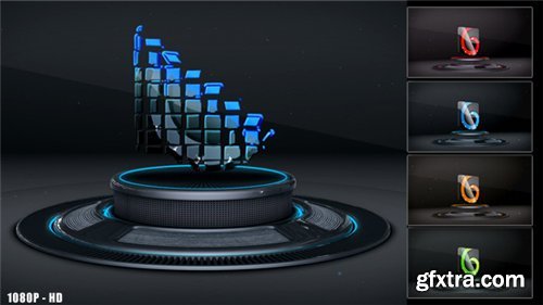 3D Logo on Stage - After Effects Project (Videohive)