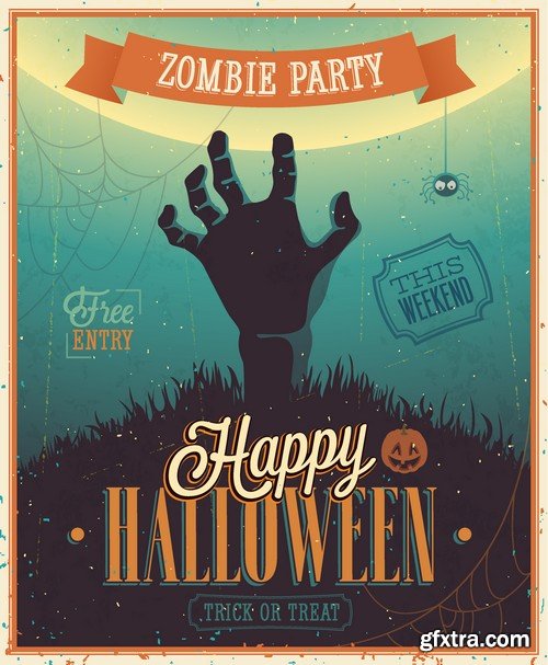 Stock Vectors - Halloween 3, 25xEPS