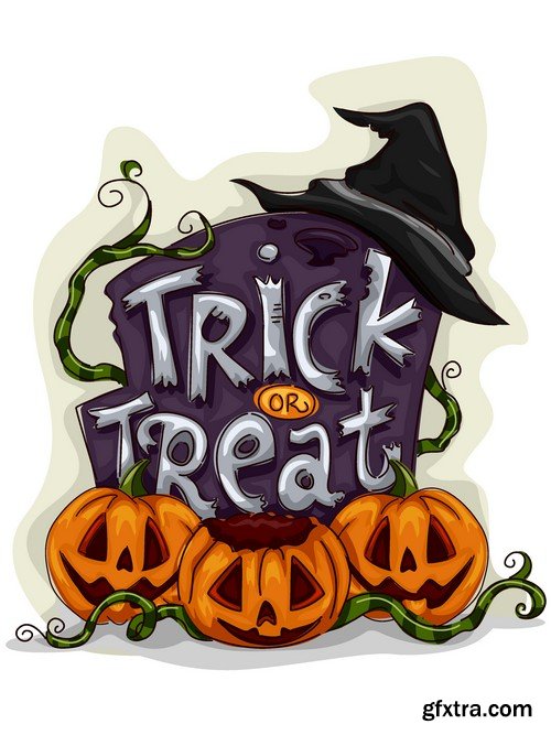 Stock Vectors - Halloween 3, 25xEPS