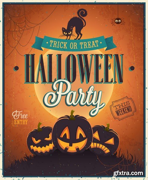 Stock Vectors - Halloween 3, 25xEPS