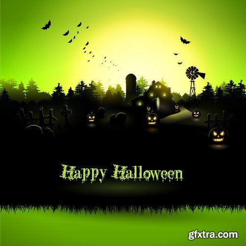 Stock Vectors - Halloween 3, 25xEPS
