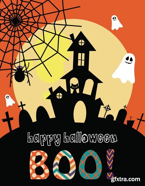 Stock Vectors - Halloween 3, 25xEPS