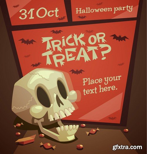 Stock Vectors - Halloween 3, 25xEPS