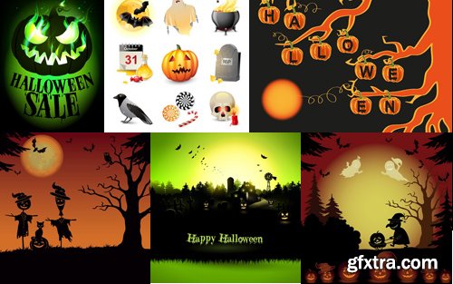 Stock Vectors - Halloween 3, 25xEPS Stock Vectors - Halloween 3, 25xEPS