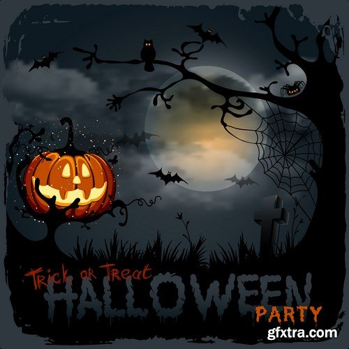 Stock Vectors - Halloween 3, 25xEPS