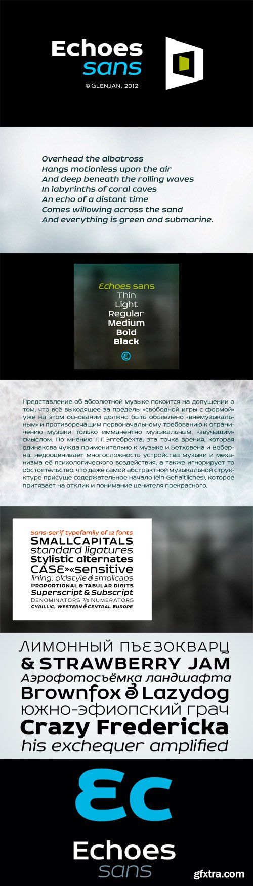 Echoes Sans Font Family - 12 Fonts for $300 Echoes Sans Font Family - 12 Fonts for $300