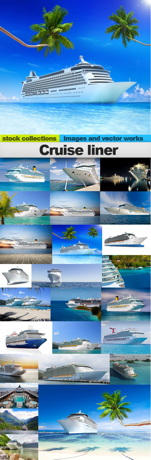 Cruise liner,25 x UHQ JPEG