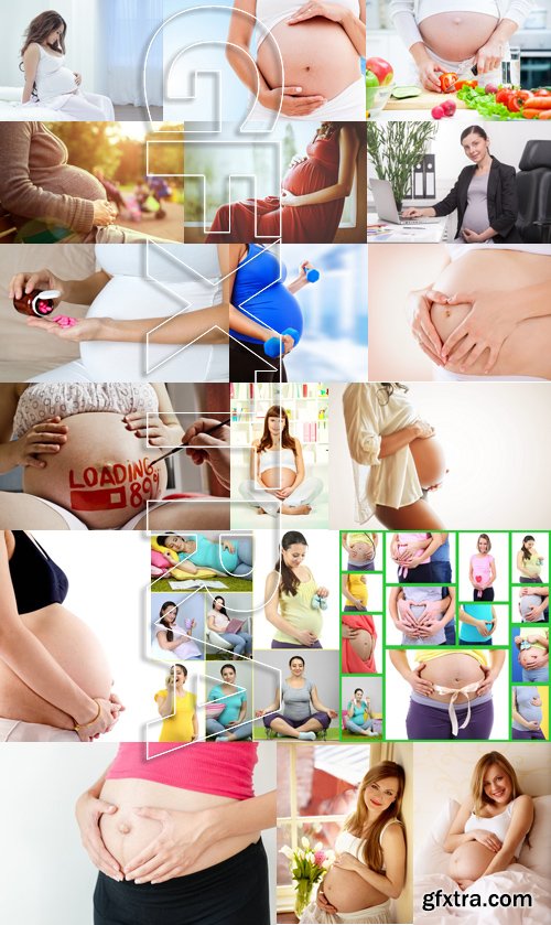 Stock Photos - Pregnant woman, 25xJPG Stock Photos - Pregnant woman, 25xJPG