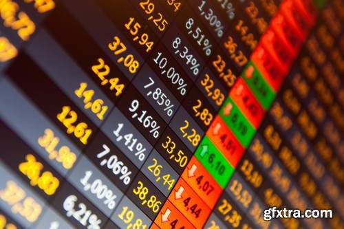 Stock &amp; Forex Market Display Boards 25xJPG