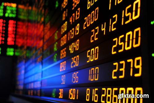 Stock &amp; Forex Market Display Boards 25xJPG