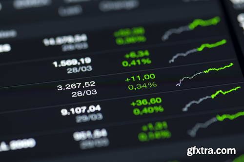 Stock &amp; Forex Market Display Boards 25xJPG