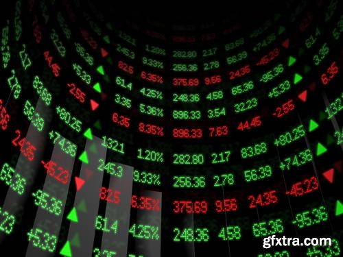 Stock &amp; Forex Market Display Boards 25xJPG