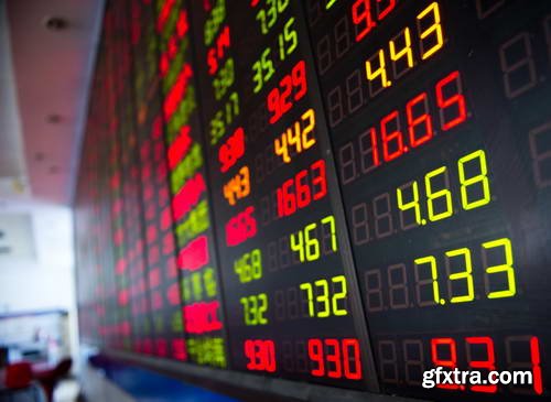 Stock &amp; Forex Market Display Boards 25xJPG