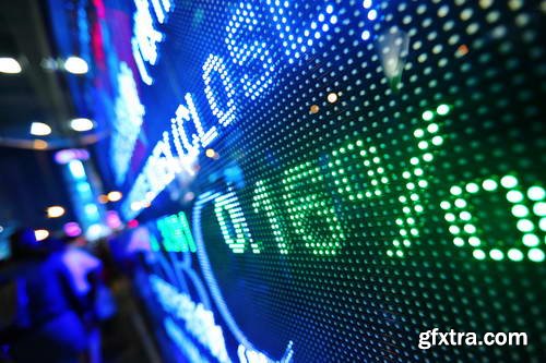 Stock &amp; Forex Market Display Boards 25xJPG