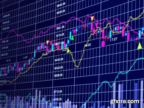 Stock &amp; Forex Market Display Boards 25xJPG