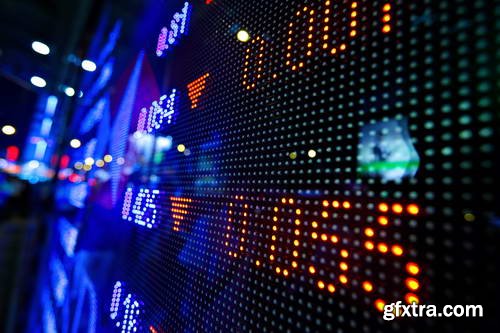 Stock &amp; Forex Market Display Boards 25xJPG