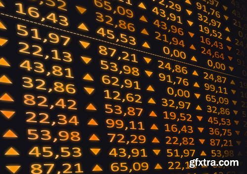 Stock &amp; Forex Market Display Boards 25xJPG