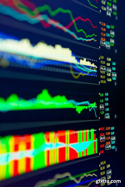 Stock &amp; Forex Market Display Boards 25xJPG